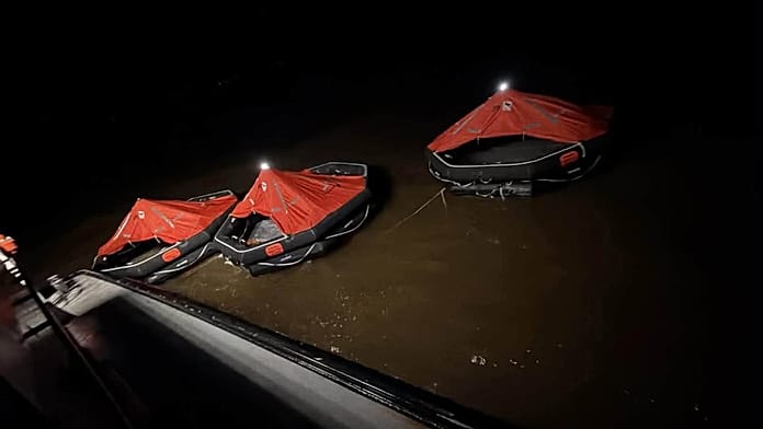 Passenger ferry carrying 116 people sinks off the coast of Guyana