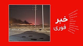 تصویر منتشرشده در شبکه‌های اجتماعی از حمله آمریکا به بندر امام خمینی