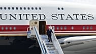 Trump leszáll az Air Force One-ról