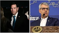 اسماعیل بقایی، سخنگوی وزارت خارجه ایران و مارکو روبیو، وزیر خارجه آمریکا