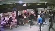 Momento de la agresión captado por una cámara de vigilancia
