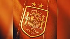 Imagen de las dos estrellas referencia a los dos mundiales conseguidos por la selección española de fútbol, La Roja.
