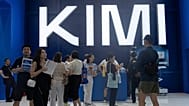 FILE - Visitors at the booth for Moonshot's Kimi K3 during World AI Conference in Shanghai, Friday, July 17, 2026.