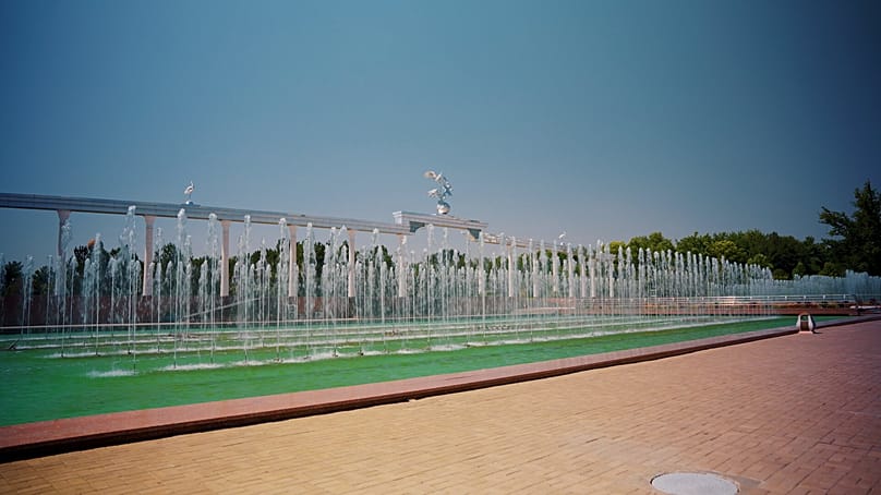 Fountains keep running continuously