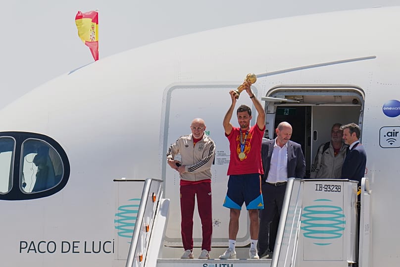Megérkezik Madridba a világbajnok spanyol futballválogatott 2026. július 20-án 