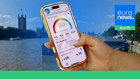 An air quality monitoring app developed at the Imperial College London