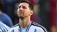 Messi, llorando tras perder contra España por 1-0