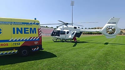 Os helicópteros de emergência médica do INEM conseguem descolar em apenas três minutos, garantindo assistência rápida em situações críticas