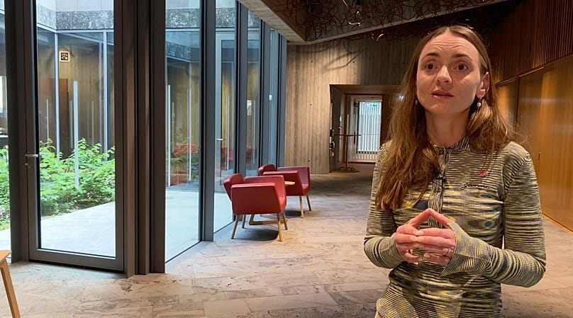 Dagbjört Hákonnardóttir ist Abgeordnete der regierenden Sozialdemokratischen Allianz