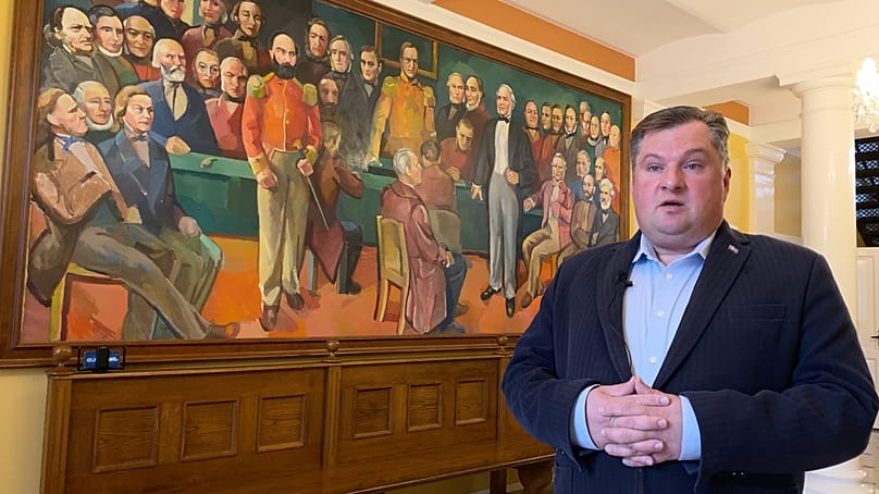 Paweł Bartoszek, Abgeordneter der Liberalen Reformpartei und Vorsitzender des Ausschusses für auswärtige Angelegenheiten