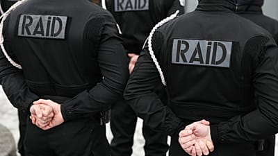 Des membres du RAID (Recherche, Assistance, Intervention, Dissuasion), unité d’élite de la police nationale française