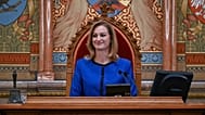 Forsthoffer Ágnes az Országházban