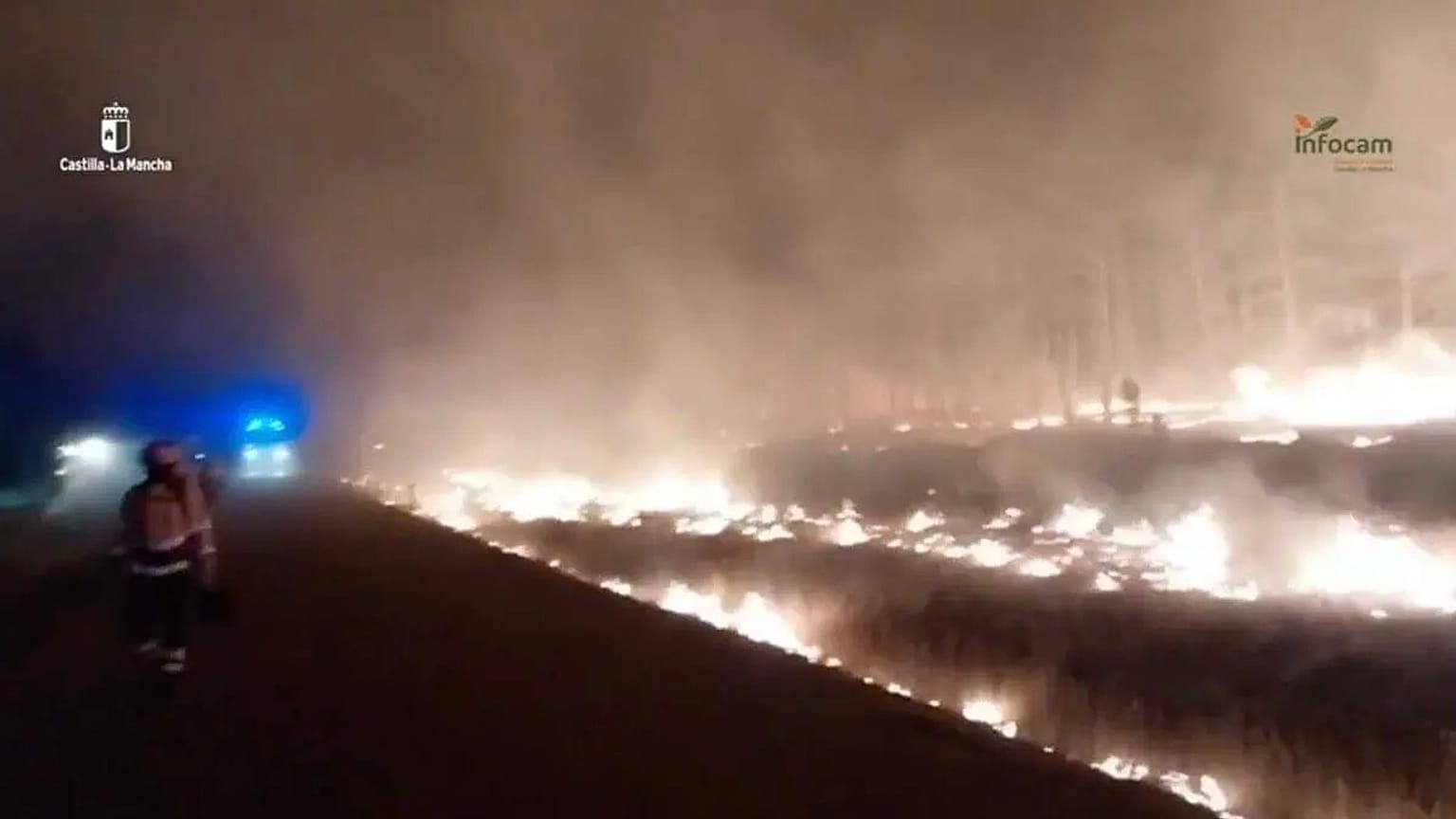 Incendio en Mierla, Guadalajara.