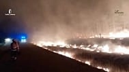 Incendio en Mierla, Guadalajara.