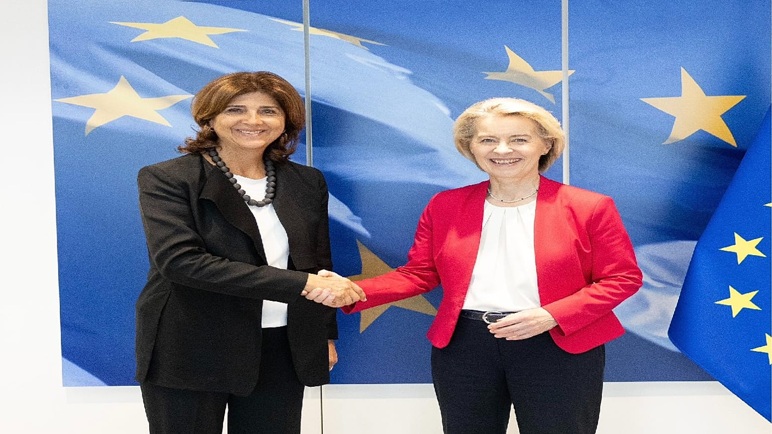 Συνάντηση της προσωπικής απεσταλμένης του Γενικού Γραμματέα του ΟΗΕ Άνχελα Ολγκίν με τον Ούρσουλα Φον ντερ Λάιεν