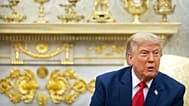 President Donald Trump speaks while meeting with Lebanese President Joseph Aoun in the Oval Office at the White House, Tuesday, July 21, 2026, in Washington.