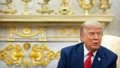 El presidente Donald Trump se reúne con el presidente libanés Joseph Aoun en el Despacho Oval de la Casa Blanca el 21 de julio de 2026.