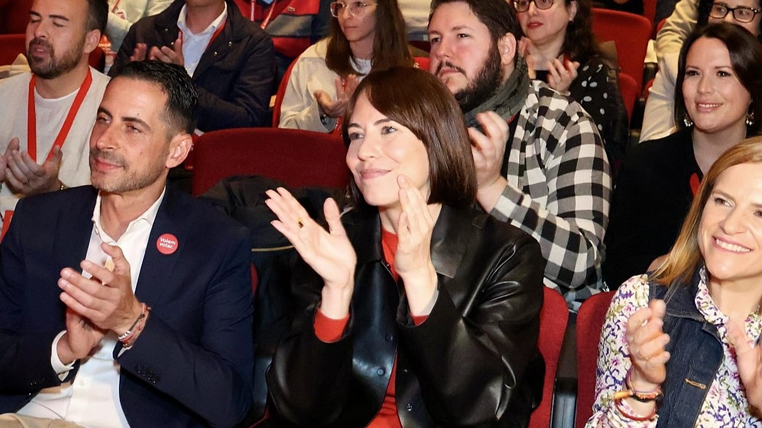 Diana Morant, durante un acto del Partido Socialista del País Valencià