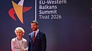 European Commission President Ursula von der Leyen and President of Montenegro Jakov Milatović.