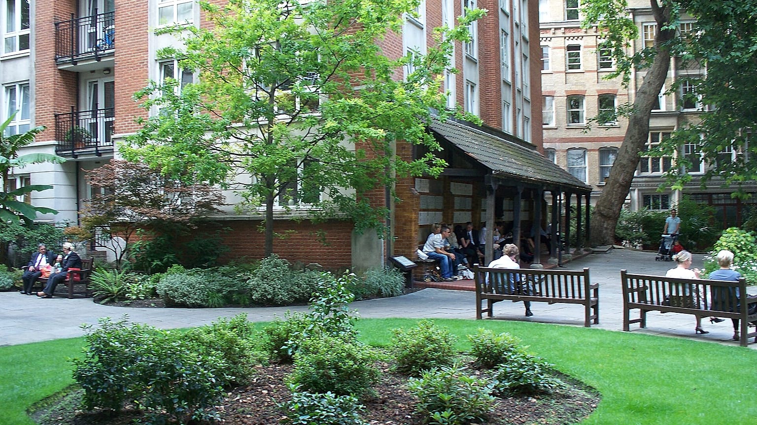 Postman's Park, dans le centre de Londres