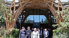 İngiltere Kralı 3. Charles, Cambridge Central Mosque'u ziyaret ediyor, 20 Temmuz 2026. 