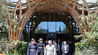 İngiltere Kralı 3. Charles, Cambridge Central Mosque'u ziyaret ediyor, 20 Temmuz 2026. 