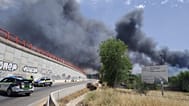 AVE Madrid Barcelona cortado por un incendio próximo a la vía, el  jueves 23 de julio de 2026.