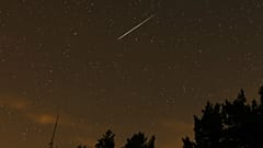 Madrid yakınlarındaki Guadarrama dağlarında Perseid meteor yağmuru, 12 Ağustos 2026.