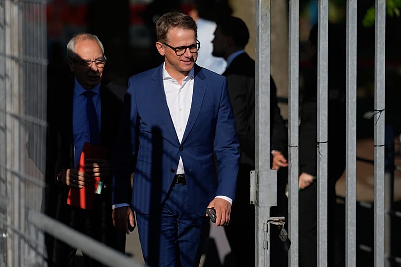 CDU-Generalsekretär Carsten Linnemann bei der „Spargelfahrt“ des Seeheimer Kreises in Berlin, 9. Juni 2026.