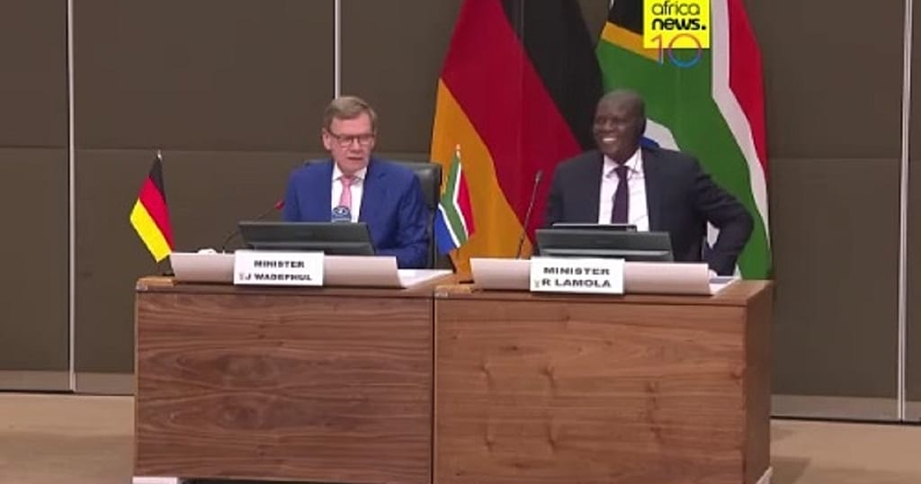 South African, German foreign ministers hold talks in Pretoria