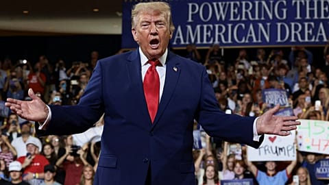 Donald Trump szerdán beszédet mond egy középiskolában a georgiai Mariettában