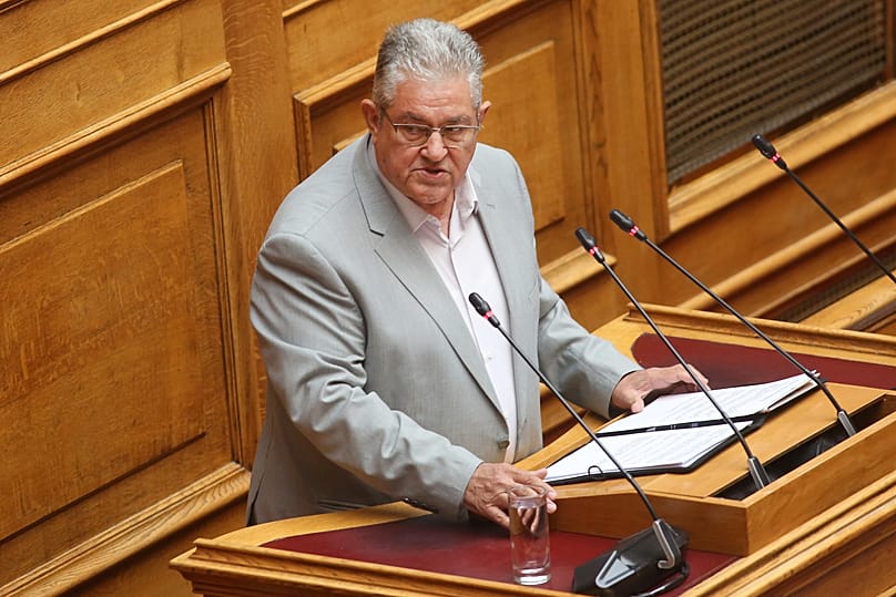 Ο γενικός γραμματέας της ΚΕ του ΚΚΕ, Δημήτρης Κουτσούμπας