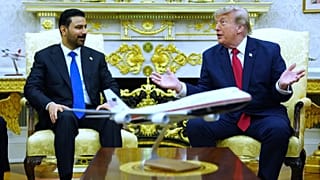 الرئيس الأمريكي دونالد ترامب يلتقي رئيس الوزراء العراقي علي الزيدي في المكتب البيضاوي بالبيت الأبيض، يوم الثلاثاء 14 يوليو 2026، في واشنطن.
