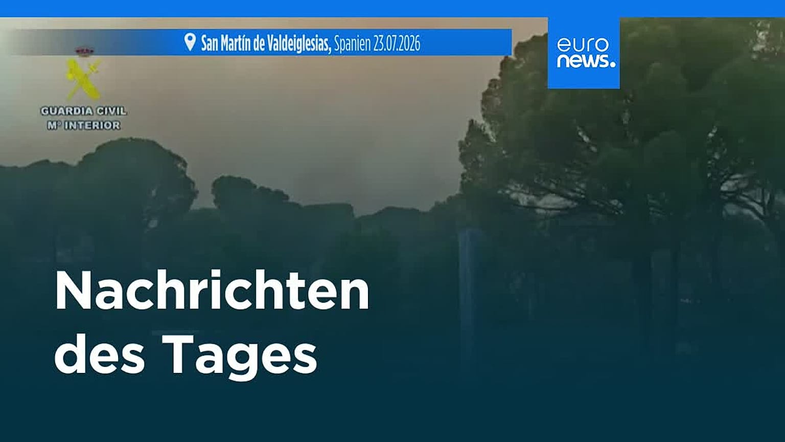 Nachrichten des Tages | 25. Juli 2026 - Morgenausgabe