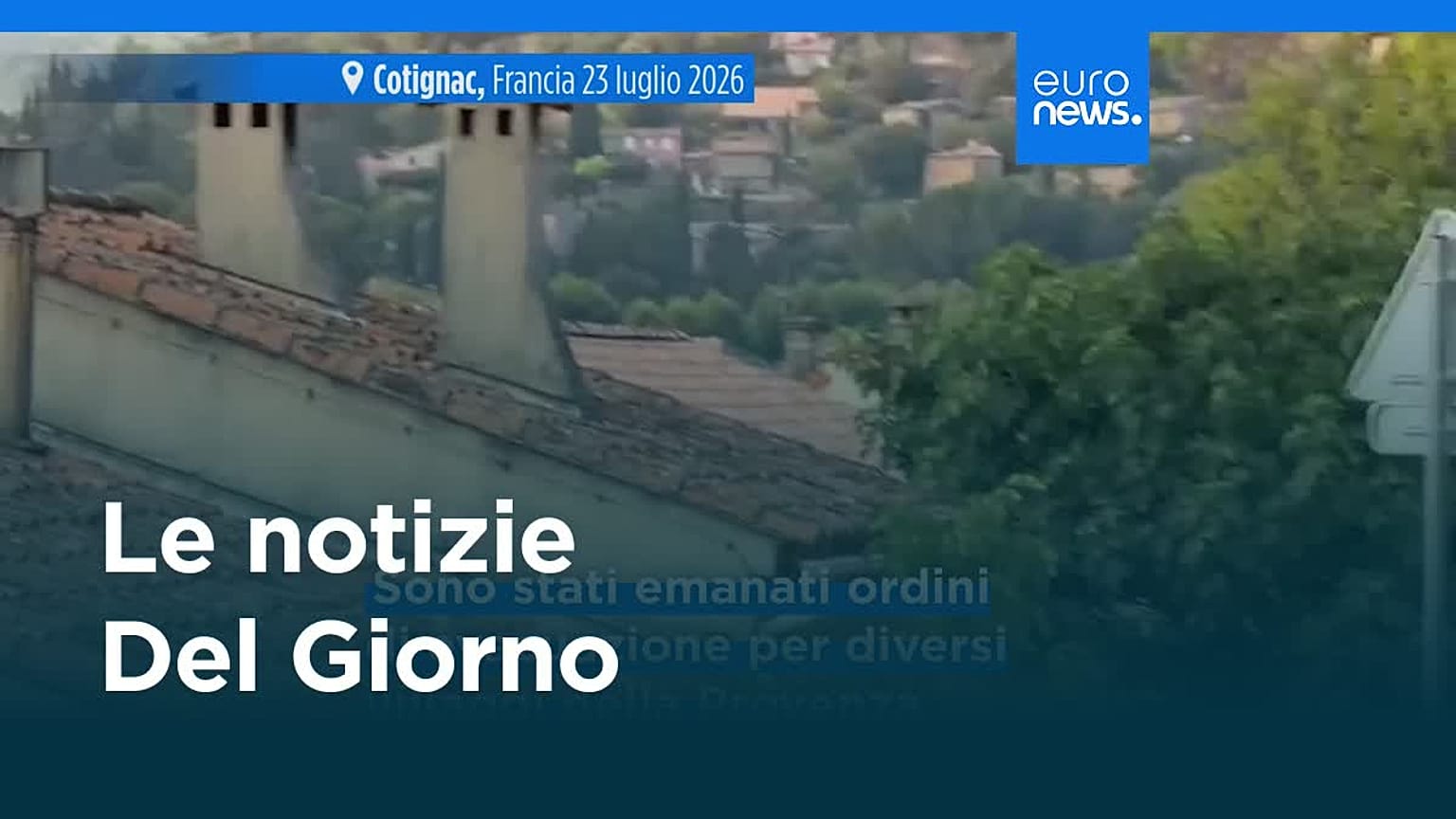 Le notizie del giorno | 25 luglio 2026 - Mattino
