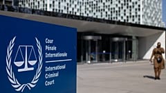 Az ICC bejárata Hágában