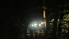Nella prima mattina di domenica 26 luglio 2026 la polizia passa al setaccio il Tiergarten, a Berlino, dopo l'annullamento delle celebrazioni del Christopher Street Day.