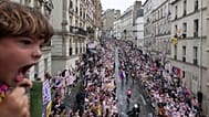 Dernière étape du Tour de France, entre Mantes-la-Ville et Paris, le 27 juillet 2025.