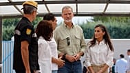 Felipe VI y Letizia en Villamanta, visitando a los afectados por los incendios en la Sierra oeste de Madrid, 26 de julio de 2026