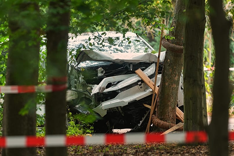 Der Lieferwagen mit dem Attentäter in die Menge (AP-Foto Markus Schreiber)