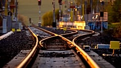 Schienen im Netz der Deutschen Bahn (Symbolbild) 