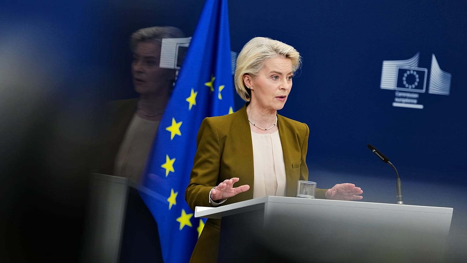Ursula von der Leyen, president of the European Commission.
