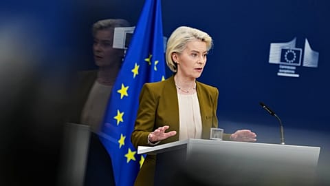Ursula von der Leyen, az Európai Bizottság elnöke.