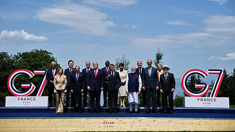 The G7 summit in Évian-les-Bains, France.