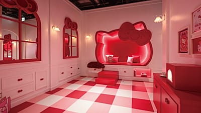 Το δωμάτιο Hello Kitty στο ξενοδοχείο Floria στο Τόκιο: έκθεση χαρακτήρων Sanrio