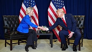 European Commission Ursula von der Leyen and US President Donald Trump clinched a trade deal on 27 July 2025.