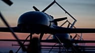 A Ukrainian serviceman prepares to launch a long-range drones in Ukraine, 28 February, 2025. 