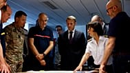 Emmanuel Macron au SDIS de Gironde, lundi 27 juillet 2027