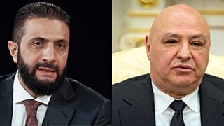 الرئيس السوري الانتقالي أحمد الشرع (يساراً) والرئيس اللبناني جوزاف عون.