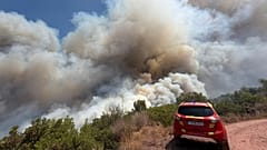Imágenes del incendio. 